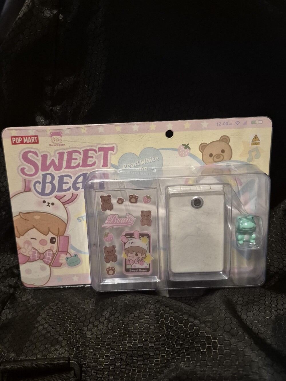 POP MART Sweet Bean Pearl White Flip Phone Figure- Out Of Production- Sealed